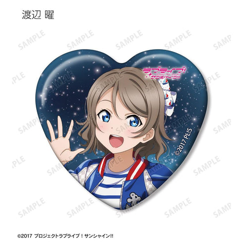 『ラブライブ!サンシャイン!!』描き下ろし 3rdソロコンサートver. トレーディングハート型缶バッジ(単位/BOX)
