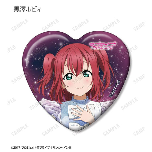 『ラブライブ!サンシャイン!!』描き下ろし 3rdソロコンサートver. トレーディングハート型缶バッジ(単位/BOX)