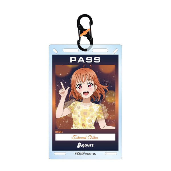 『ラブライブ!サンシャイン!!』描き下ろし 高海千歌 3rdソロコンサートver. カラビナ付きカード型アクリルキーホルダー