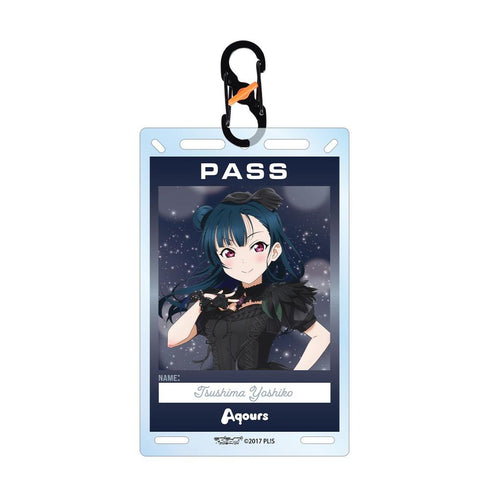 『ラブライブ!サンシャイン!!』描き下ろし 津島善子 3rdソロコンサートver. カラビナ付きカード型アクリルキーホルダー
