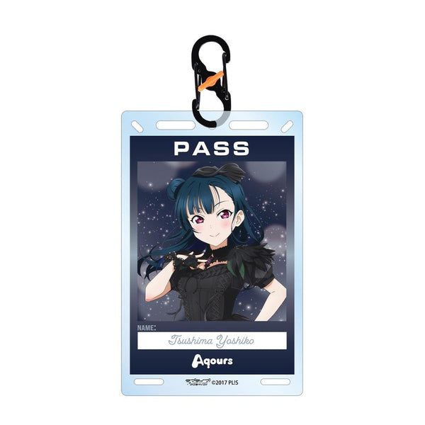 『ラブライブ!サンシャイン!!』描き下ろし 津島善子 3rdソロコンサートver. カラビナ付きカード型アクリルキーホルダー