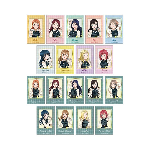 『ラブライブ!サンシャイン!!』描き下ろし チェックワンピース衣装ver. トレーディング箔押しカード(単位/BOX)