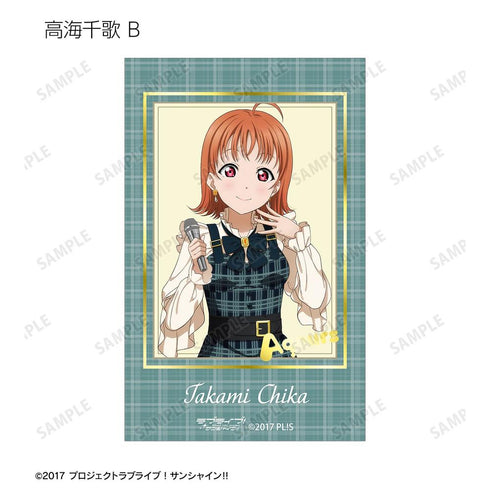 『ラブライブ!サンシャイン!!』描き下ろし チェックワンピース衣装ver. トレーディング箔押しカード(単位/BOX)
