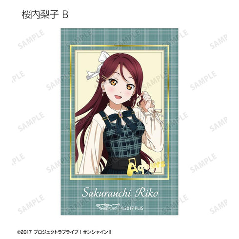 『ラブライブ!サンシャイン!!』描き下ろし チェックワンピース衣装ver. トレーディング箔押しカード(単位/BOX)