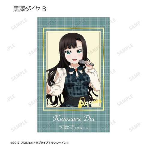『ラブライブ!サンシャイン!!』描き下ろし チェックワンピース衣装ver. トレーディング箔押しカード(単位/BOX)