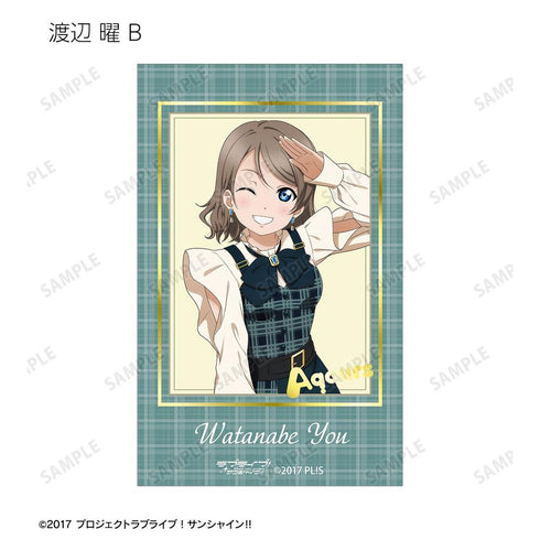 『ラブライブ!サンシャイン!!』描き下ろし チェックワンピース衣装ver. トレーディング箔押しカード(単位/BOX)