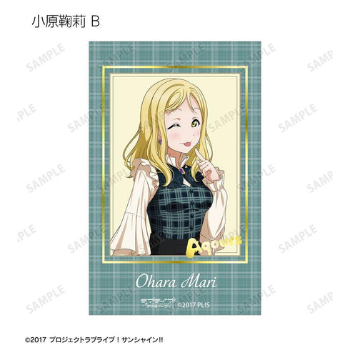『ラブライブ!サンシャイン!!』描き下ろし チェックワンピース衣装ver. トレーディング箔押しカード(単位/BOX)