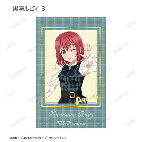『ラブライブ!サンシャイン!!』描き下ろし チェックワンピース衣装ver. トレーディング箔押しカード(単位/BOX)
