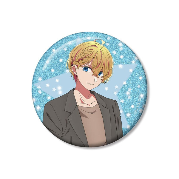 『【推しの子】』【推しの子】 アクア 75mmグリッター缶バッジ【202608再販】