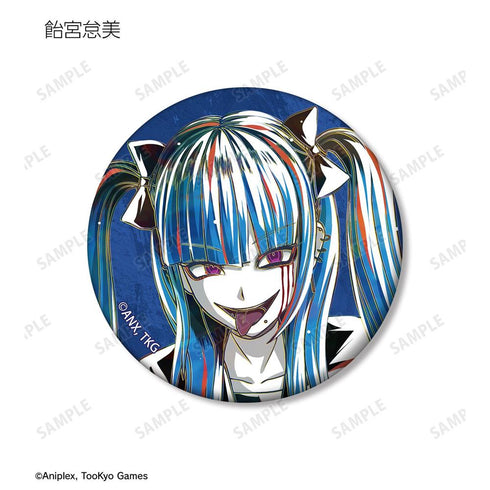 "HUNDRED LINE -Final Defense Academy-" Trading Ani-Art Matte Pin Badge Ver. A (Sold by the box)