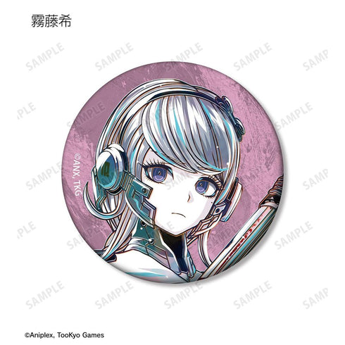 "HUNDRED LINE -Final Defense Academy-" Trading Ani-Art Matte Pin Badge Ver. A (Sold by the box)