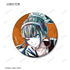 "HUNDRED LINE -Final Defense Academy-" Trading Ani-Art Matte Pin Badge Ver. A (Sold by the box)