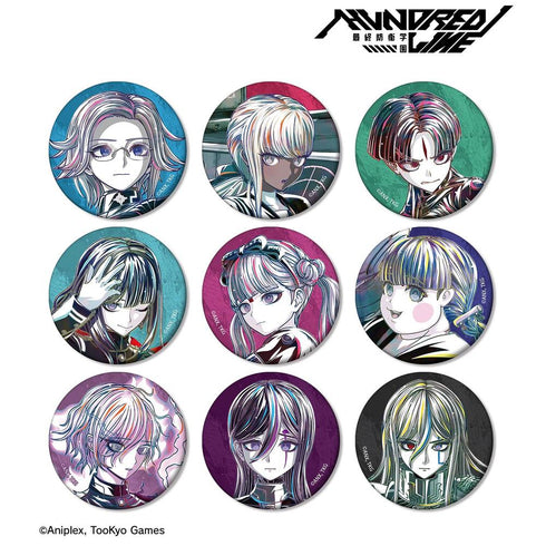 "HUNDRED LINE -Final Defense Academy-" Trading Ani-Art Matte Pin Badge Ver. B (Sold by the box)