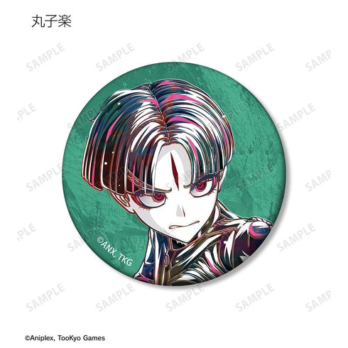 "HUNDRED LINE -Final Defense Academy-" Trading Ani-Art Matte Pin Badge Ver. B (Sold by the box)