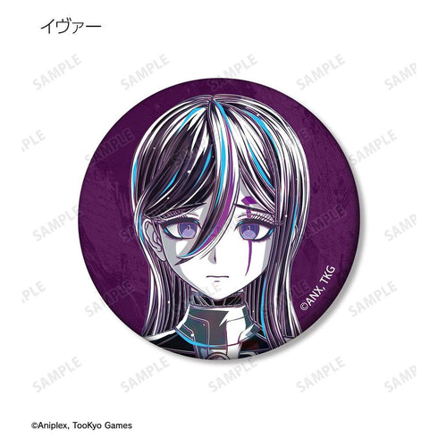 "HUNDRED LINE -Final Defense Academy-" Trading Ani-Art Matte Pin Badge Ver. B (Sold by the box)