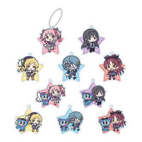 『魔法少女まどか☆マギカ〈ワルプルギスの廻天〉』ANGEL BLUEコラボ トレーディング ちびキャラ アクリルキーホルダー(単位/BOX)