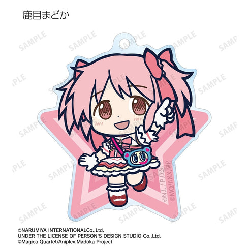 『魔法少女まどか☆マギカ〈ワルプルギスの廻天〉』ANGEL BLUEコラボ トレーディング ちびキャラ アクリルキーホルダー(単位/BOX)