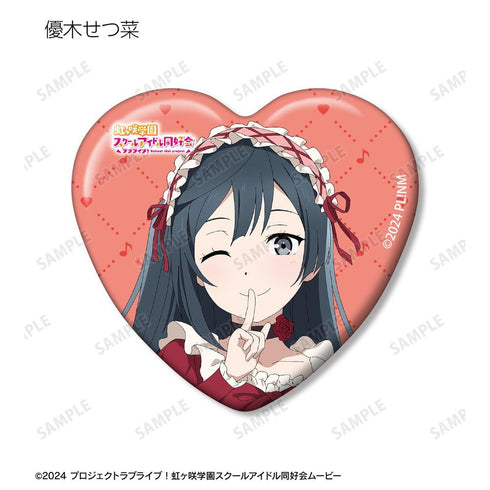『ラブライブ!虹ヶ咲学園スクールアイドル同好会』描き下ろし 音符ロリータver. トレーディングハート型缶バッジ(単位/BOX)