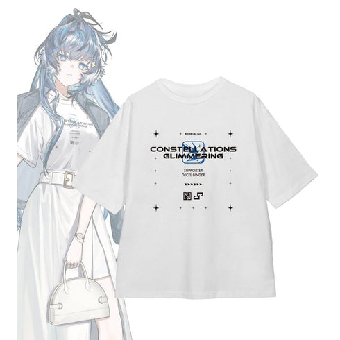 『アークナイツ』溯光アステジーニ ショッピングver. 着用BIGシルエットTシャツユニセックス