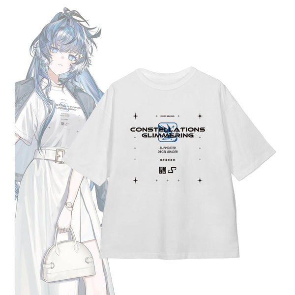 『アークナイツ』溯光アステジーニ ショッピングver. 着用BIGシルエットTシャツユニセックス