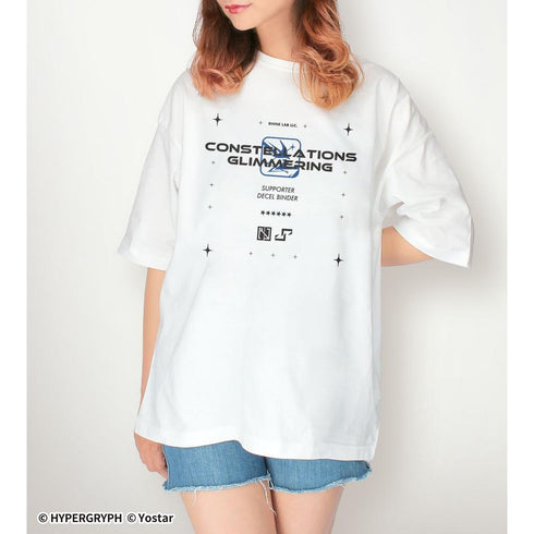『アークナイツ』溯光アステジーニ ショッピングver. 着用BIGシルエットTシャツユニセックス