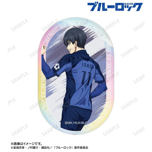 『ブルーロック』描き下ろし 潔 世一 戦う背中×雨ver. オーロラステッカー
