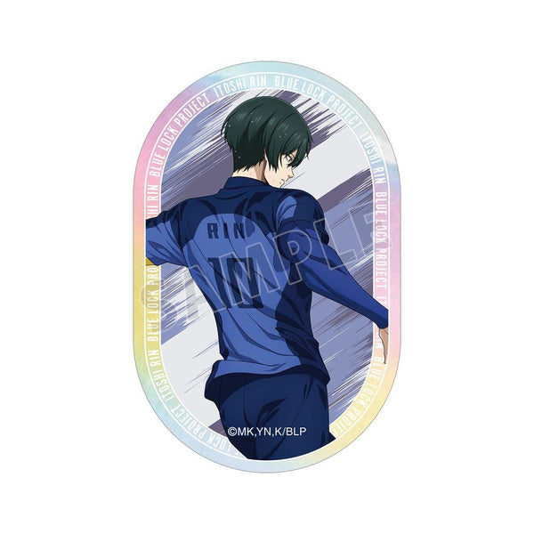 『ブルーロック』描き下ろし 糸師 凛 戦う背中×雨ver. オーロラステッカー