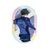 "Blue Lock" Original Illustration: Rin Itoshi – Fighting Back View × Rain Ver. Aurora Sticker