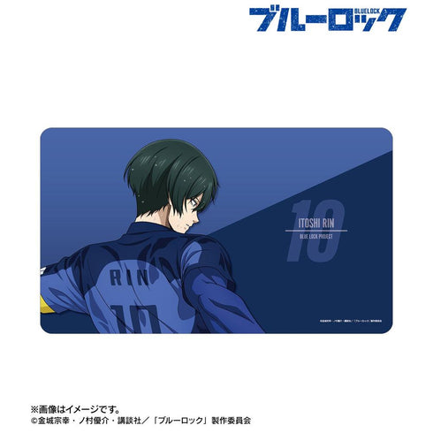 "Blue Lock" Original Illustration: Rin Itoshi – Fighting Back View × Rain Ver. Multi-Purpose Desk Mat