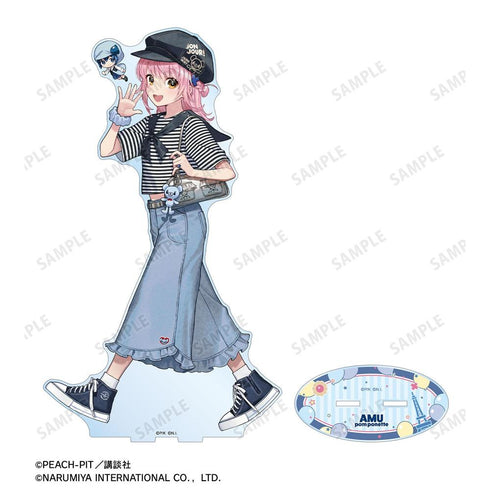 『しゅごキャラ!』ナルミヤキャラクターズコラボ チェリ子さんイラスト 日奈森 あむ pom ponette 特大アクリルスタンド