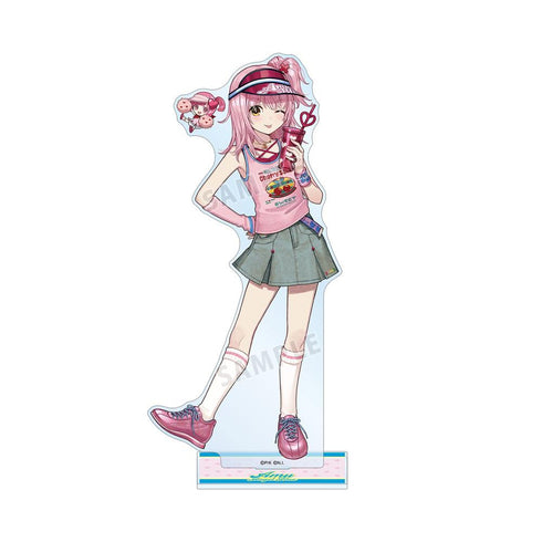『しゅごキャラ!』ナルミヤキャラクターズコラボ チェリ子さんイラスト 日奈森 あむ ANGEL BLUE BIGアクリルスタンド