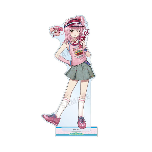 『しゅごキャラ!』ナルミヤキャラクターズコラボ チェリ子さんイラスト 日奈森 あむ ANGEL BLUE BIGアクリルスタンド