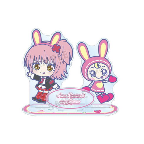 『しゅごキャラ!』ナルミヤキャラクターズコラボ 日奈森 あむ&ベリエちゃん ちびキャラ パーツ付きBIGアクリルスタンド