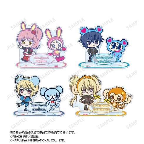 『しゅごキャラ!』ナルミヤキャラクターズコラボ 月詠 イクト&ナカムラくん ちびキャラ パーツ付きBIGアクリルスタンド