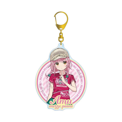 『しゅごキャラ!』ナルミヤキャラクターズコラボ チェリ子さんイラスト 日奈森 あむ mezzo piano BIGアクリルキーホルダー