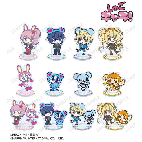 『しゅごキャラ!』ナルミヤキャラクターズコラボ トレーディング ちびキャラ アクリルスタンド(単位/BOX)