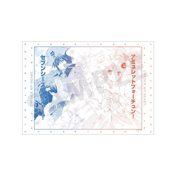 《守护甜心!》护身符之运&七海宝藏 原作A3画格哑光处理海报