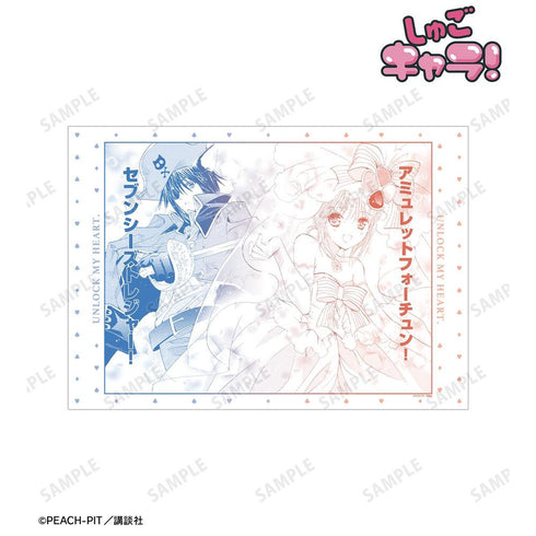 《守护甜心!》护身符之运&七海宝藏 原作A3画格哑光处理海报
