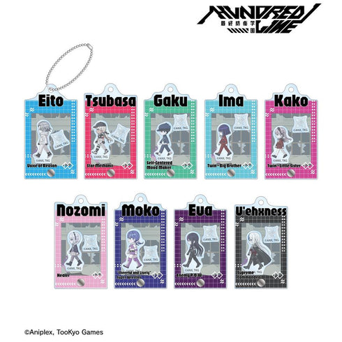 『HUNDRED LINE -最終防衛学園-』トレーディング ちびとこ パーツ付きフレームアクリルチャーム ver.B(単位/BOX)
