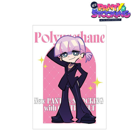 『New PANTY & STOCKING with GARTERBELT』描き下ろし ポリウレタン ブラックドレスver. A3マット加工ポスター