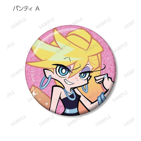 『New PANTY & STOCKING with GARTERBELT』描き下ろし ブラックドレスver. トレーディンググリッター缶バッジ(単位/BOX)