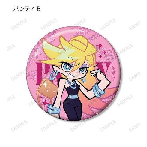 『New PANTY & STOCKING with GARTERBELT』描き下ろし ブラックドレスver. トレーディンググリッター缶バッジ(単位/BOX)