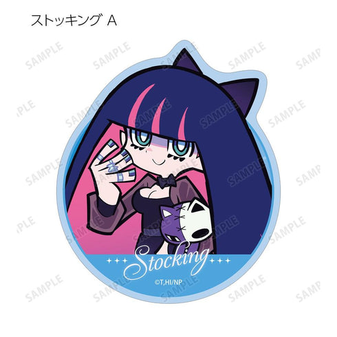 『New PANTY & STOCKING with GARTERBELT』描き下ろし ブラックドレスver. トレーディングダイカットステッカー(単位/BOX)