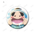 《忍者小丸子》福富新兵衛 Ani-Art aqua label 第3彈 徽章2入組