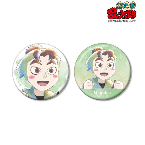 《忍者乱太郎》伊贺崎孙兵 Ani-Art aqua label 第3弹 徽章2枚套装