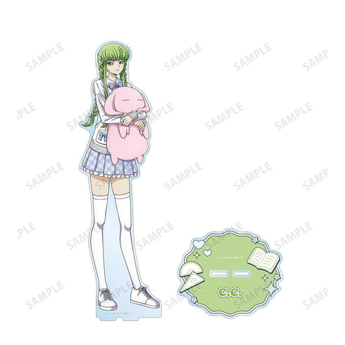 『コードギアス 反逆のルルーシュ』描き下ろし C.C. スクールファッションver. 特大アクリルスタンド