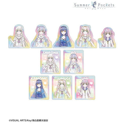 『Summer Pockets』トレーディング Ani-Art KAWAII label オーロラダイカットステッカー(単位/BOX)