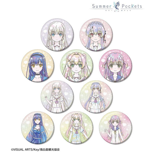 『Summer Pockets』トレーディング Ani-Art KAWAII label グリッター缶バッジ(単位/BOX)