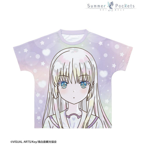 『Summer Pockets』鳴瀬しろは Ani-Art KAWAII label フルグラフィックTシャツユニセックス
