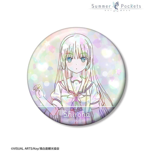 『Summer Pockets』鳴瀬しろは Ani-Art KAWAII label 75mmホログラム缶バッジ